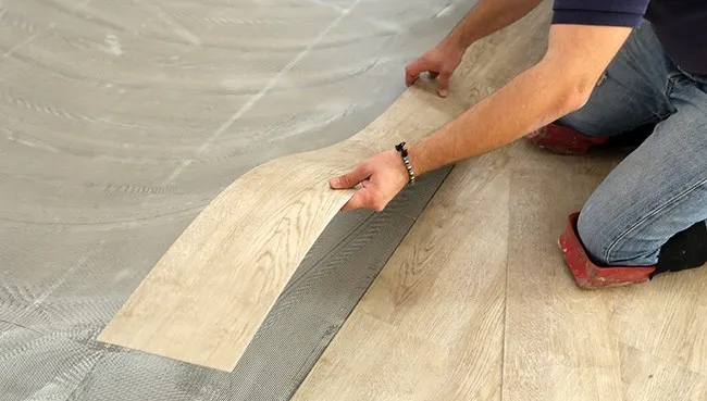 Vinyl installation | The Flooring Center