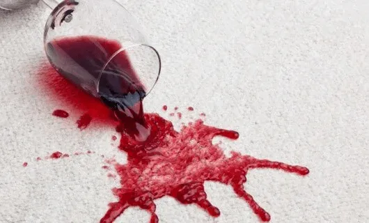Carpet wine spill | The Flooring Center